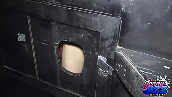 Jennyjizzxxx doing strangers at glory hole premium porn videos