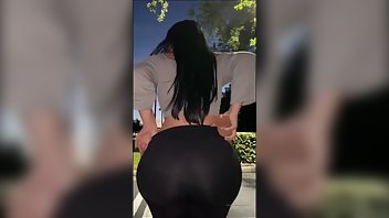 Crystal lust showing off ass