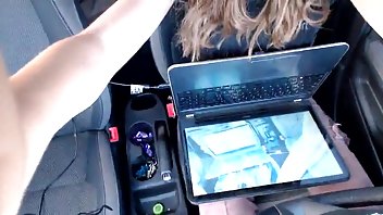 misssweetteen masturbation and orgasm in the car porn videos