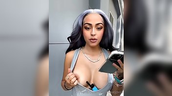 Malu Trevejo Nude Nipple Flash