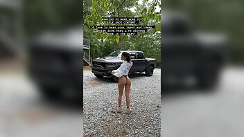 Natalie Roush Thong Ass In Public