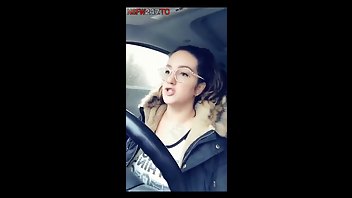 Lee Anne boobs flashing while driving snapchat free