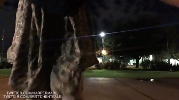 Harper Madi lesbian outdoor flashing 2017_11_24 | ManyVids Free Porn Videos