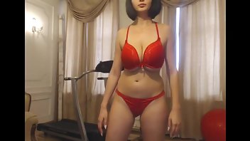 schoolteach MFC red lingerie