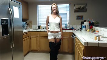 jessryan help mommy in the kitchen MILF, dirty talking mature free porn videos