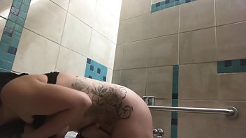 Savannah_Rose MFC ManyVids - Public Bathroom Cum Premium Porn Videos