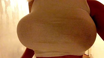 Amandatoy Huge Fake Boobs under the Wet Shirt - OnlyFans - Videos