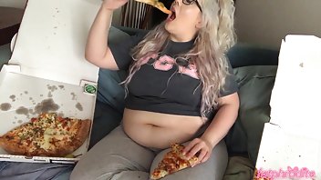 mix fatphrodite pizza & large stuffing xxx porno video