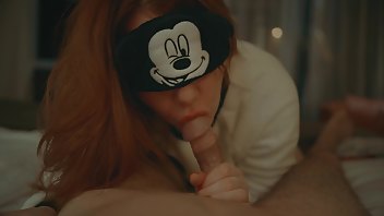 ginger ale mickey mouse cosplay blindfold sensual blowjob massive cumshot redhead pov xxx premium manyvids porn videos