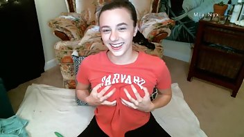 mia nyx cute camgirl teen webcam show recording compilation young free porn videos